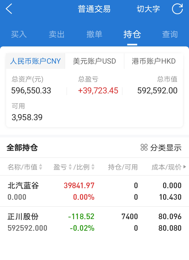 股票賬戶截圖，數(shù)字時(shí)代的投資軌跡