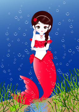 夢(mèng)幻美人魚(yú)公主，動(dòng)漫中的魅力與故事