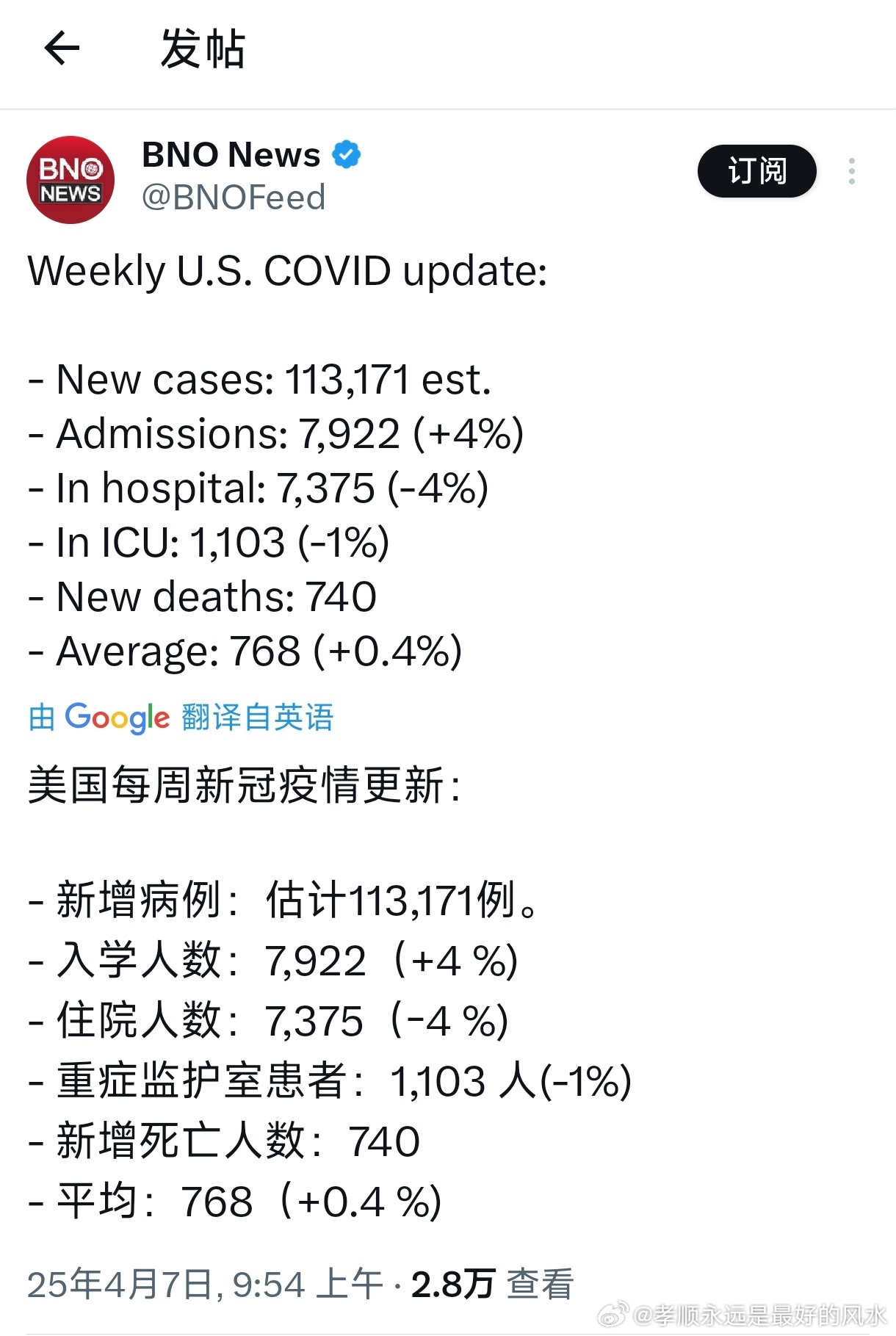 美國最新病例數(shù)據(jù)及其觀點(diǎn)闡述